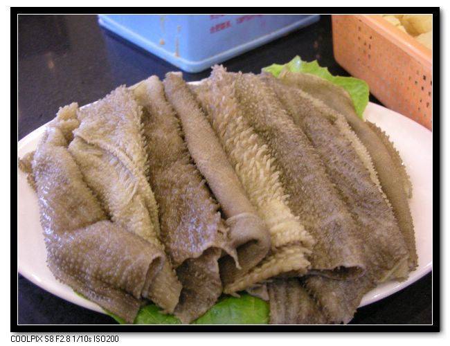 碱水发毛肚
