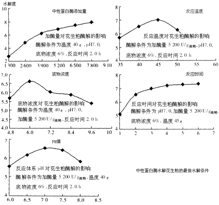 中性蛋白酶水解花生粕